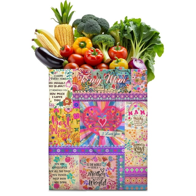 Sac en Toile Style Croquis Boho – Sac de Courses Tribal Réutilisable pour Femmes
