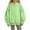Mint Green, variant on Boys Girls Oversized Zip Up Hoodie Long Sleeve Hooded Sweatshirts with Pockets Kids Plain Baggy Athletic Jackets