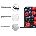 thumbnail image 4 of Sikiie Variety Of Fruits And Berries Oven Mitts and Pot Holders, Silicone Oven Gloves, Heat Resistant Oven Mitts 4Pcs Set, 4 of 6