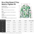 thumbnail image 4 of Yiaed Cactus Plants Print Sun Shirts UPF 50+ Protection Hoodie Rash Guard Shirt UV Shirt Long Sleeve Fishing Outdoor Lightweightase-3X-Large, 4 of 5