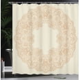 thumbnail image 3 of Ambesonne Floral Shower Curtain, Victorian Feminine Art, 69"Wx70"L, Beige, 3 of 4