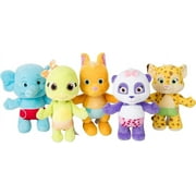 Snap Toys Word Party 7" Plush Baby Animals, 5 Pack - Lulu, Bailey, Franny, Kip and Tilly - from The Netflix Original Series - 18+ Months