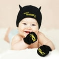thumbnail image 4 of DC Comics Ensemble Batman pour Bébé Garçon, Noir, 0-3 Mois, 4 of 4