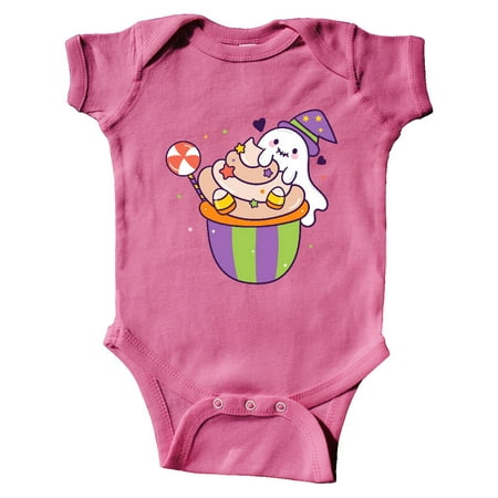 

Inktastic Ghost Cupcake Gift Baby Boy or Baby Girl Bodysuit