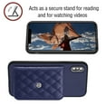 thumbnail image 3 of Nalacover Crossbody Wallet Case for iPhone XS Max RFID Blocking Card Slot Holder, Magnetic Flip Folio Purse Case, PU Leather Envelope Design Handbag Women Girls for iPhone XS Max, Blue, 3 of 10