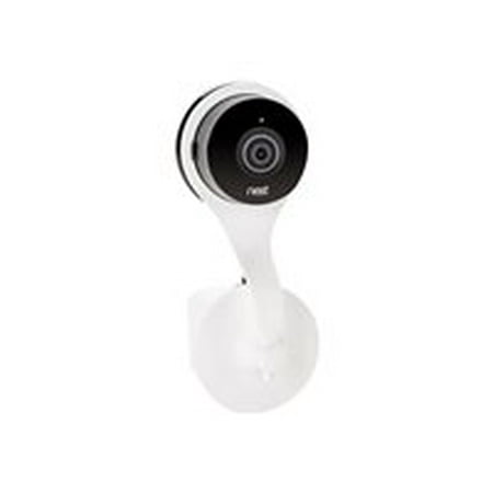 Wasserstein - 360° Swivel AC Outlet Mount for Nest Cam and Dropcam PRO Security Cameras - White
