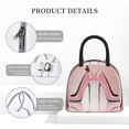 thumbnail image 4 of Pofeuu High Heel Shoes Butterfly Print Lunch Bag for Adult Insulated Lunch Box,Leakproof Cooler Food Lunch Containers Reusable High Capacity Lunch Tote Bags-One Size, 4 of 6
