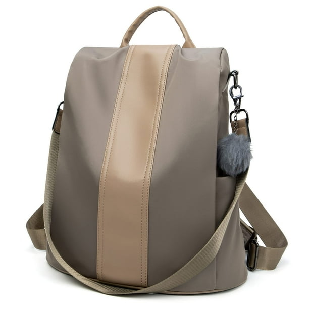 PINCNEL Mochila para mujer Monedero Mochila antirrobo de nailon impermeable Bolso de hombro ligero