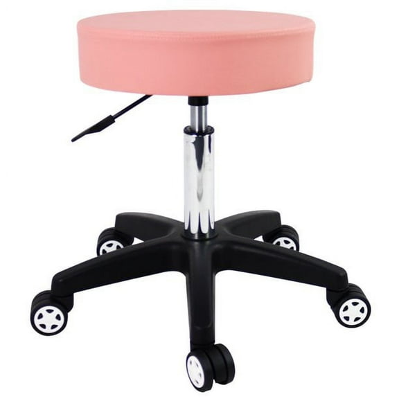 FURWOO Saloon and Office Rolling Stool, Pink