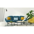 thumbnail image 3 of Simply Daisy 14" x 20" Geometric Decorative Throw Pillow, Autumn Blue, 3 of 3
