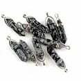 thumbnail image 4 of K-KED 30pcs Wholesale Snowflake Stone Pendants Hexagonal Pillar Pendulum Necklaces, 4 of 7