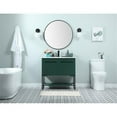 thumbnail image 6 of Elegant Decor Sloane 36" MDF and Steel Single Bathroom Vanity in Green, 6 of 8