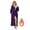 Purple, variant on Robes for Women, PUTUO Hooded Womens Robes, Plush Soft Fluffy Long Robe, Comfy Spa Nightgown Housecoat with Side Pocket, Winter Warm Sleepwear Gift for Women