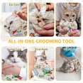 thumbnail image 4 of Unique Bargains Cat Wrap Soft and Comfortable Cat Wrap for Cutting Nails Multifunctional Grooming Wrap for Stress-Free Nail Trimming M Yellow, 4 of 7