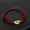 Dark Red Stainless Steel, variant on Handcuffs Stainless Steel Bracelet Adjustable Rope Bracelet