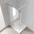 thumbnail image 4 of Adjustable Stainless Steel Shower Screen Support Bar Arms for 8-12mm Glass Panel, 4 of 11