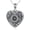 C-Large 1 inch sunflower locket only, variant on 1 Inch Round Sunflower Butterfly Locket Necklace That Holds 1 Picture Photo Sterling Silver Personalized Expandable Locket Necklace