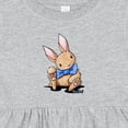 thumbnail image 4 of Inktastic Velveteen Rabbit Girls Baby Dress, 4 of 5