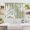Green, variant on Coral Sage Green Window Curtains Panels with Grommet, Coastal White Ocean Marine Nautical Beach Kitchen Cafe Curtain Draperies Window Treatment Set for Living Room/Bedroom/Laundry/Bathroom, 84x63