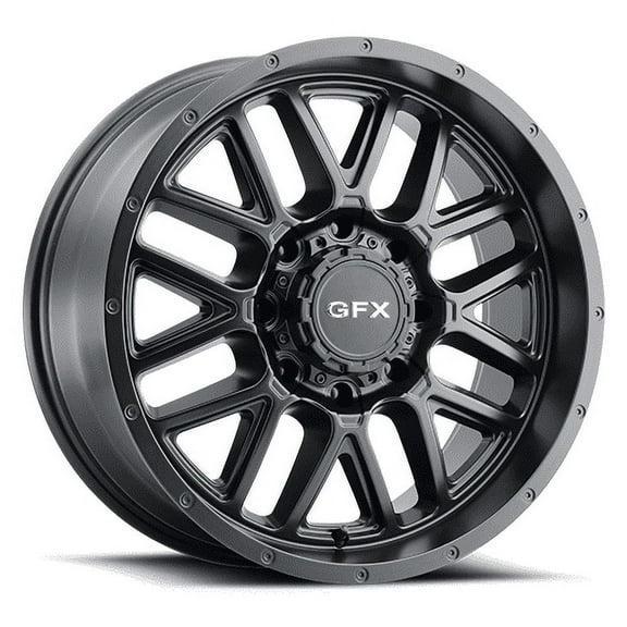 G-FX TM5 Rim 17X8.5 5X127/5X135 Offset 18 Matte Black (Quantity of 1)