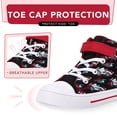thumbnail image 4 of FUNCOO PLUS Kids High Top Sneakers Toddler Boys Canvas Shoes, Car, Size 9, 4 of 5