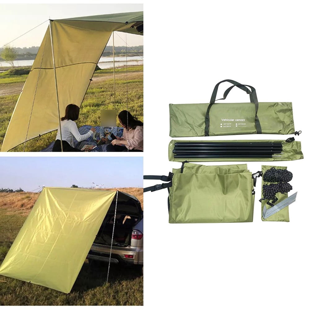 Car Side Awning Rooftop Tent Waterproof Side Tent For Outdoor Camping 300*150cm