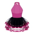 thumbnail image 2 of ranrann Kid Girls Sleeveless Leotard Gymnastics Ballet Dance Tutu Dress Ballerina Ballroom Costumes Rose 8, 2 of 5