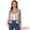 Gray, variant on Mesh Sheer See Through Long Sleeve Zip Up Bomber Jacket XS Gray