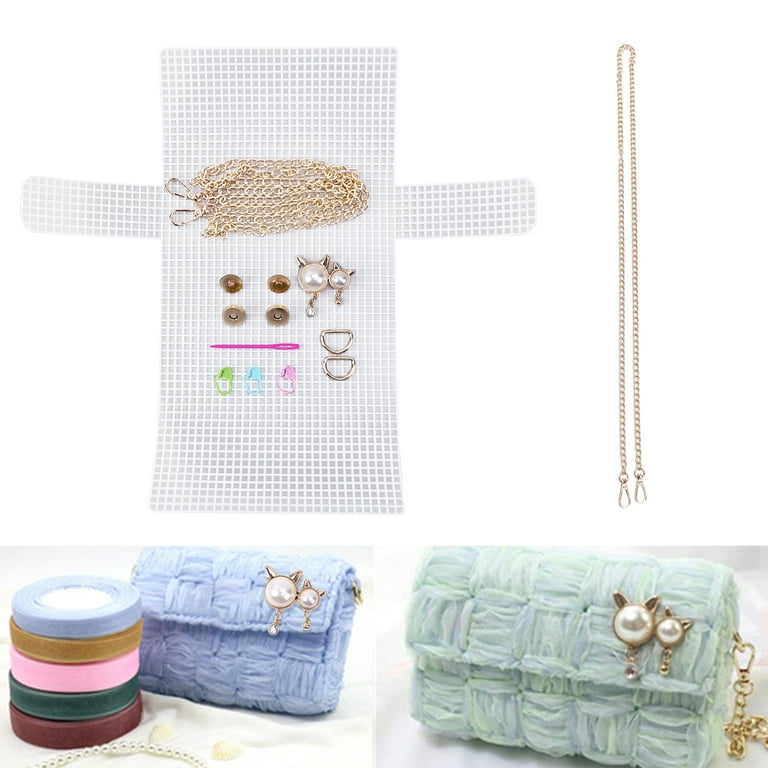 1PCS Bag Strap Handmade Flower Crochet Braided Purse Handbag
