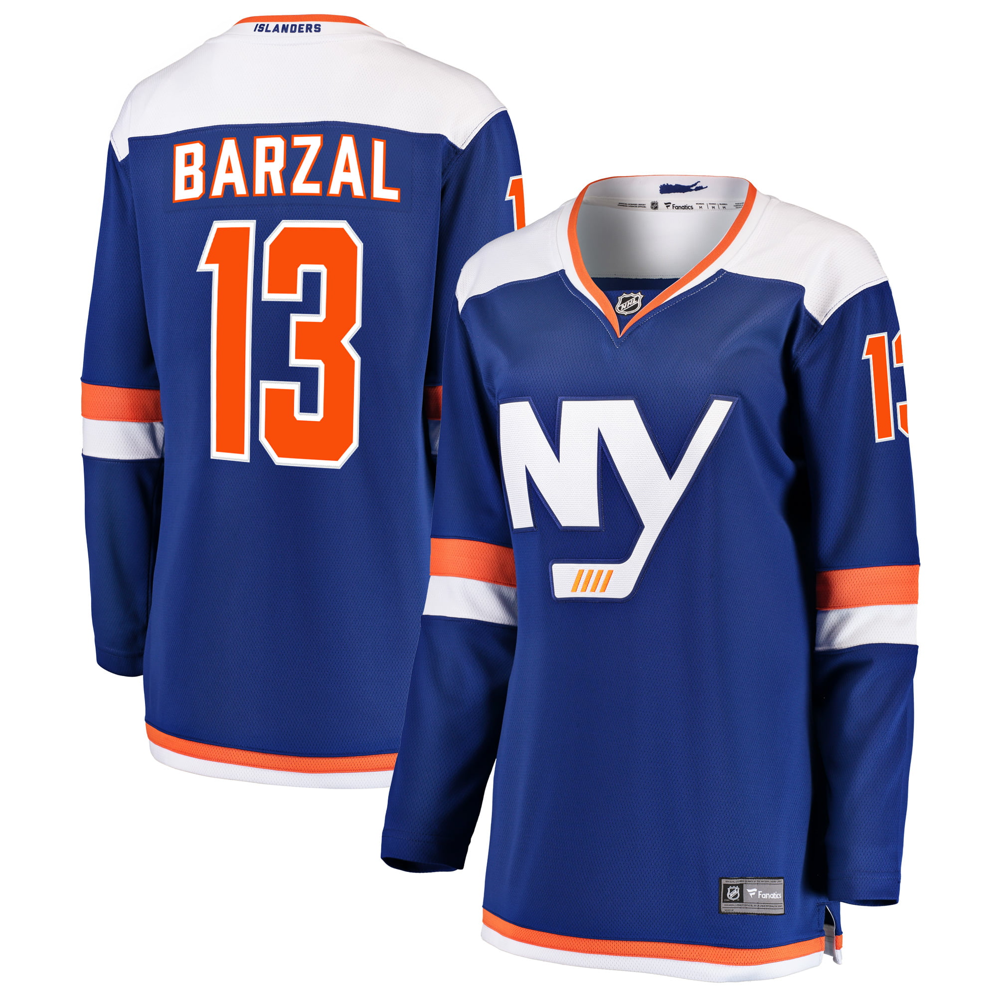 Mathew Barzal New York Islanders Fanatics Branded Women's Alternate Breakaway Jersey ...