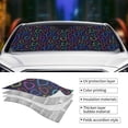 thumbnail image 3 of Yiaed Colored Hearts Print Car Windshield Sunshade Front Auto Car Front Window Sun Shade Foldable Sun Visor Shield Cover Auto Accessories for Sedan SUV Truck-Small, 3 of 5