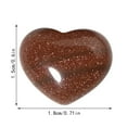 thumbnail image 2 of HANXIULIN Crystal Natural Heart Shaped Polished Heart Shaped Gem Rose Quartz Amethyst All Kinds Of Healing Crystal Palm Love Gem Set Bulk Energy Balance Meditation 18mm Home Decor, 2 of 4