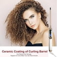 thumbnail image 2 of DERCLIVE Hair Curling Iron, 3/8 Inch Small Curling Iron, 9mm Curling Iron Wand for Long Hair & Short Hair with 14 Heat Settings & LCD Display, 2 of 6
