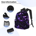 thumbnail image 3 of Fotbe Galaxy Lightning Mochila Ligera Casual para Laptop para Hombres y Mujeres, Mochila Impermeable de Uso Diario, Mochila para Universidad, 3 of 6