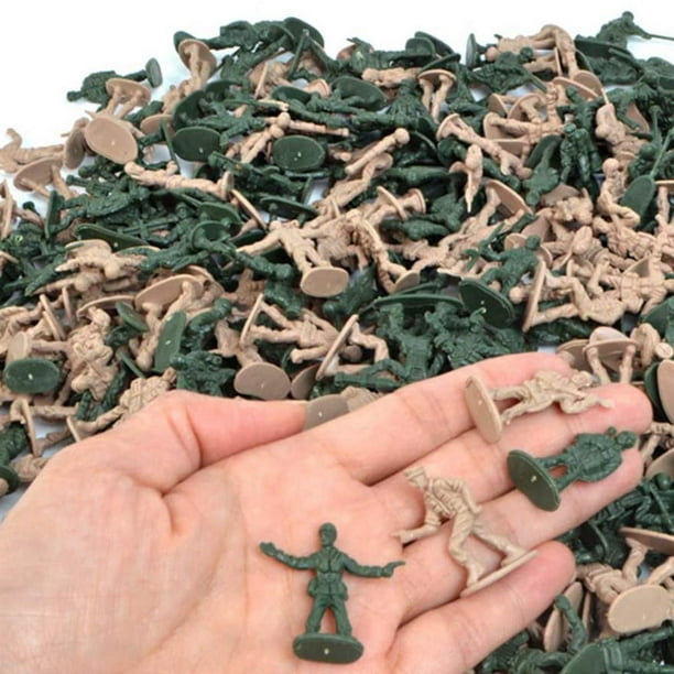 56pcs Militaire Plastique Soldat Modèle Jouet Hommes Figurines