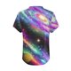 thumbnail image 3 of Fiudx Liquidación de Ahorros de Verano Camiseta de Manga Corta con Cuello En V Astral y Estampado de Galaxia Informal a La Moda para Mujer, 3 of 5