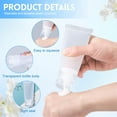thumbnail image 6 of Refillable Plastic Squeeze Tube Bottle with Flip Cap for Travel Toiletries Makeup Lotion Sample, 1.7oz, 6 of 8