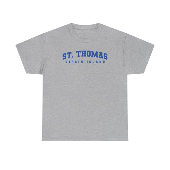St. Thomas Virgin Island Shirt Gifts Tshirt Crew Neck Short Sleeve