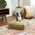 thumbnail image 3 of Happy Hounds Buster Rectangle Pillow Style Dog Bed, Moss, Extra Small (24 x 18 in.), 3 of 8