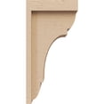 thumbnail image 3 of 5"W x 5"D x 10"H Wide Bryant Rough Cedar Woodgrain TimberThane Corbel, Primed Tan, 3 of 6