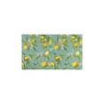 thumbnail image 2 of Lemon Teal Kitchen Rugs and Mats Sets Of 2,Kitchen Decoration Rugs,Rubber Backing Non-Slip Floor Mat for Sink Washable Waterproof Laundry Room Runner Rugs, 2 of 7