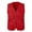 Red, variant on Men's Workwear Vest Outdoor Casual Multi Pocket Sleeveless V-Neck Jacket Outdoor Photography Cotton Jacket Yellow
