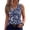 #01Navy, variant on Womens Tank Tops V Neck Basic Solid Color Casual Flowy Summer Sleeveless #01Blue M