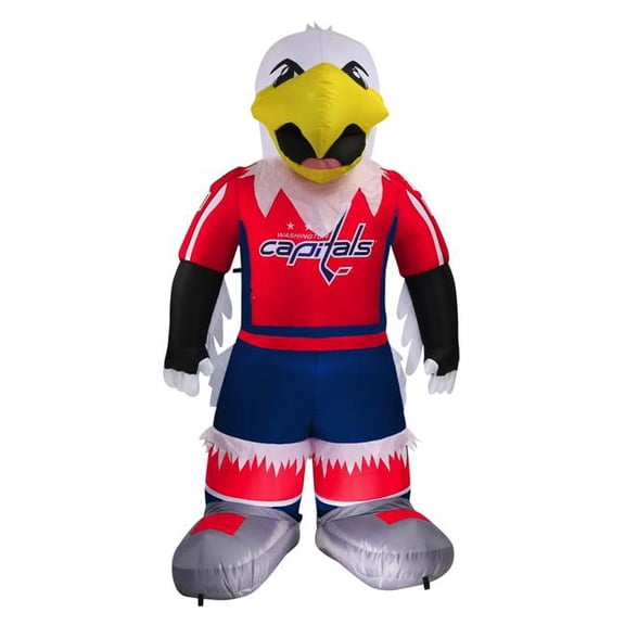 Logo Brands 830-100-M Washington Capitals Inflatable Mascot