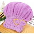 thumbnail image 1 of Fiudx Turbante de Microfibra, Gorro de Secado Rápido, Toalla de Baño Absorbente Redonda, Solución para Secar El Cabello, Uso Diario para Mujeres, Diseño Suave y Cómodo., 1 of 2