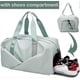 thumbnail image 3 of Gym Bag For Women Small Travel Bag With Shoe Compartment Duffle Bag For Sport Weekend Swimming Black-s, 3 of 5