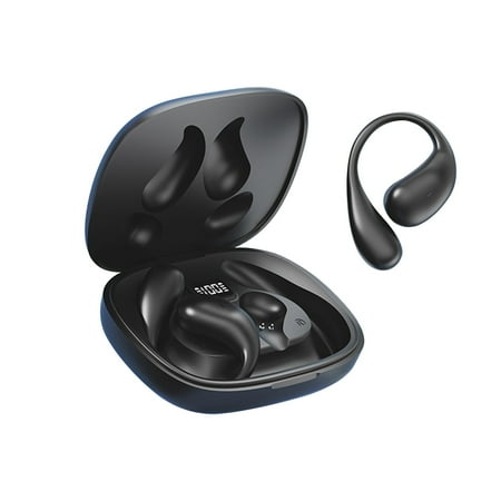 CASAFUN Open Ear Headphones Wireless Bluetooth 5.3 Open Ear Earbuds 48 Hours Playtime Waterproof Sport Running Earbuds with Earhooks Compatible with iPhone Android TV