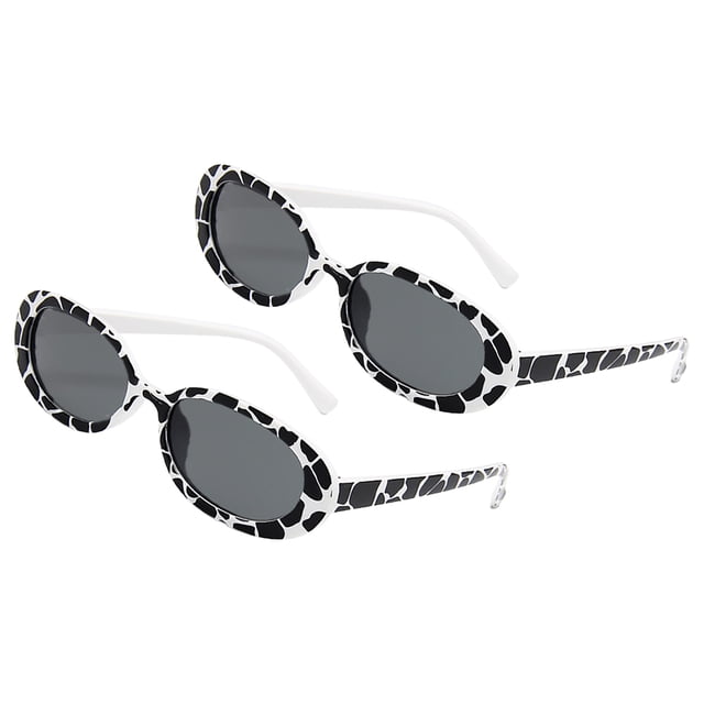 unbranded 2Ud Gafas De Decorativas Con Protección Uv Para Fiesta Y Cosplay
