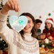 thumbnail image 5 of Adorno de la amistad con forma de corazón de vidrio marino, recuerdo de la amistad, adorno de corazón de la amistad para árbol de Navidad., 5 of 6
