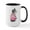 White/Black Inside, variant on CafePress - Girly Schnauzer Large Mug - 15 oz Ceramic Large White Novelty Mug